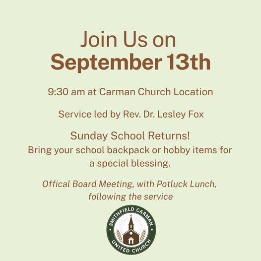Sept 13 Service